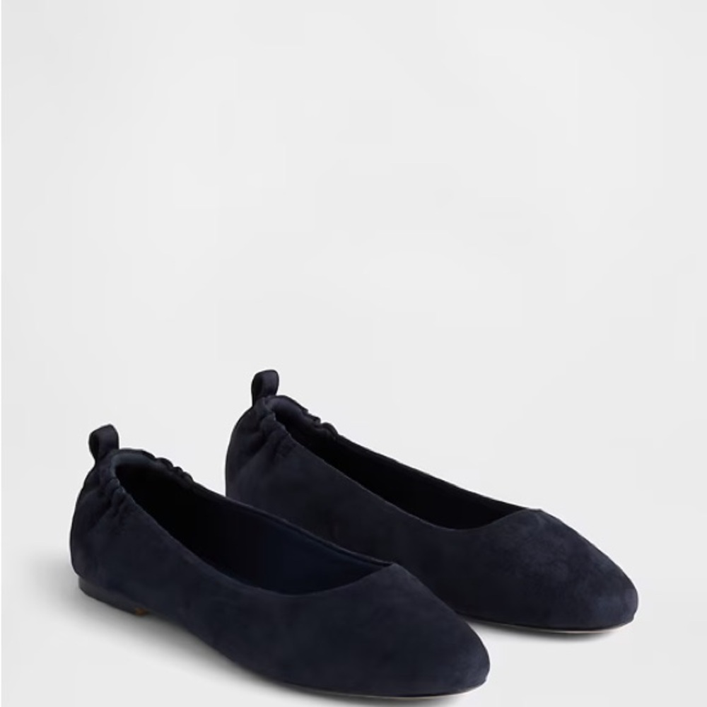 Gap Dark Blue Suede Flats